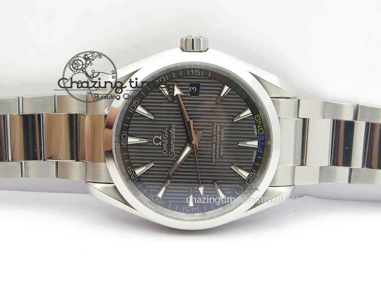0723 Youthful Aqua Terra ‘PyeongChang 2018’ JHF Best Edition Black Dial On SS Bracelet A 8204